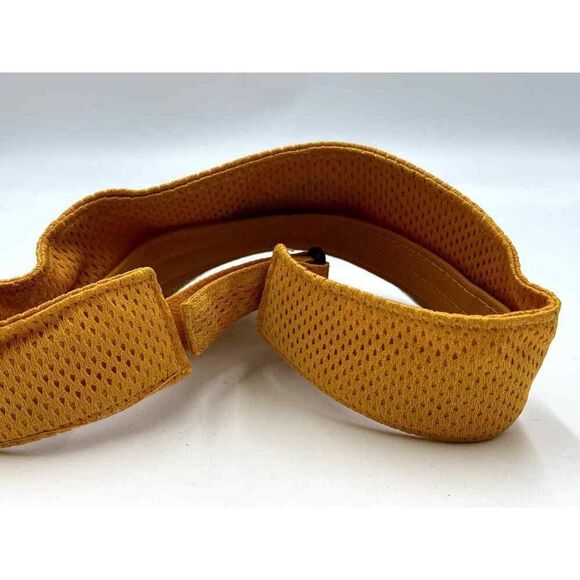 Y2K 2002 Michelob Ultra Strapback Yellow Golf Visor Adjustable - Picture 6 of 6